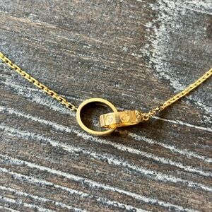 Cartier Baby Love Necklace 18k Yellow Gold